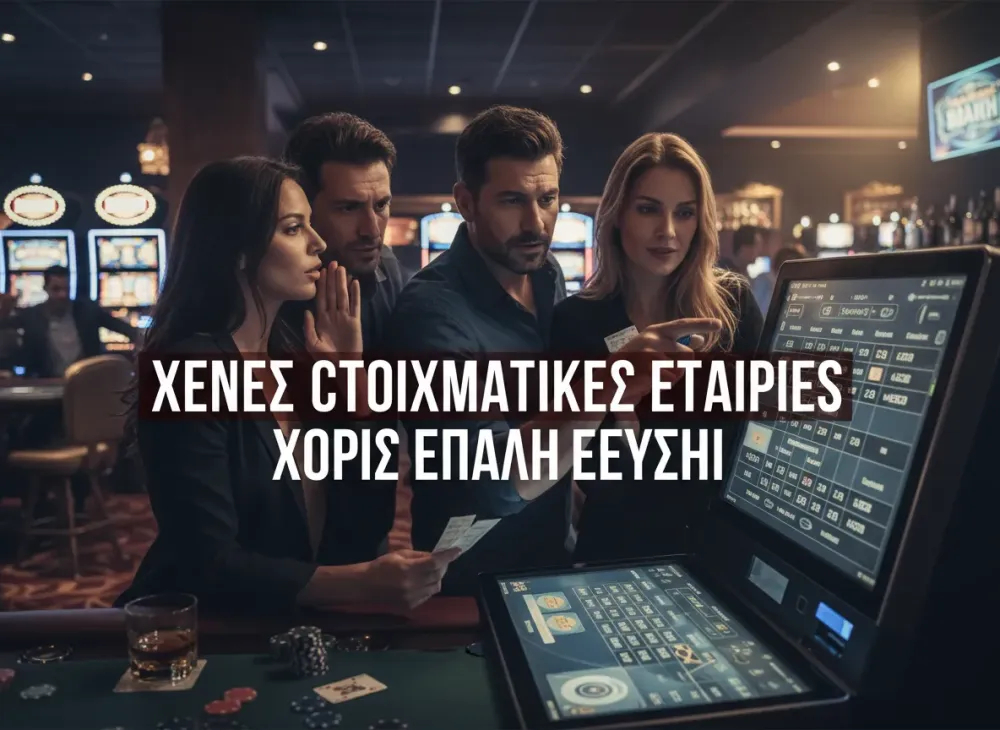 Ξενες στοιχηματικες εταιριες χωρις επαληθευση